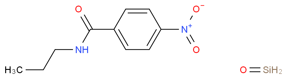 3-(4-硝基苯甲酰氨基)丙基官能化硅胶_分子结构_CAS_)