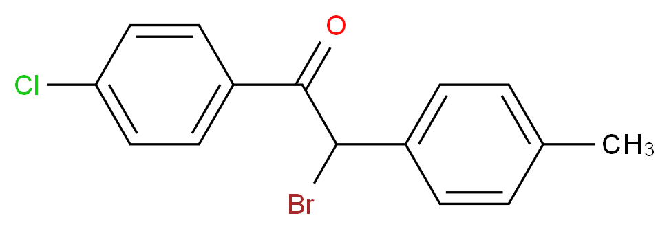 2-bromo-1-(4-chlorophenyl)-2-(4-methylphenyl)ethan-1-one_分子结构_CAS_119267-79-7)