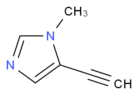 5-ethynyl-1-methyl-1H-imidazole_分子结构_CAS_71759-92-7