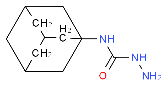 N-(1-adamantyl)hydrazinecarboxamide_分子结构_CAS_26496-36-6)