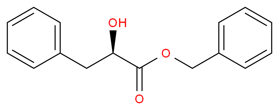 (R)-(+)-2-羟基-3-苯丙酸苄酯_分子结构_CAS_7622-22-2)