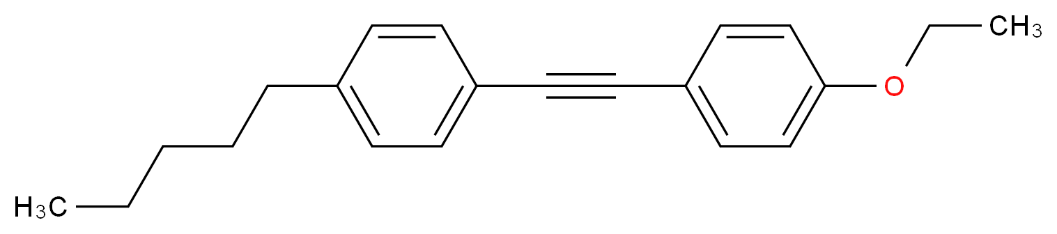 1-(4-乙氧苯基)乙炔基-4-正戊基苯_分子结构_CAS_95480-29-8)
