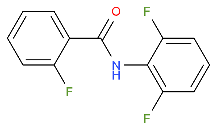 N-(2,6-difluorophenyl)-2-fluorobenzamide_分子结构_CAS_915889-31-5