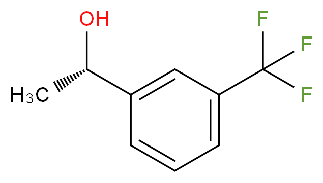 (S)-1-[3-(Trifluoromethyl)phenyl]ethanol_分子结构_CAS_96789-80-9)