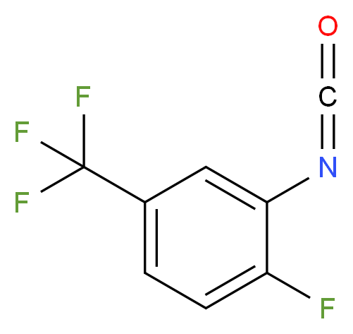 1-fluoro-2-isocyanato-4-(trifluoromethyl)benzene_分子结构_CAS_69922-27-6