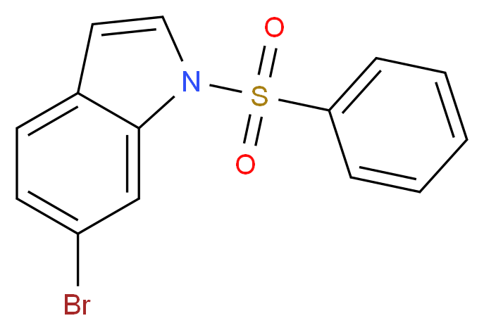 6-Bromo-1-(phenylsulfonyl)-1H-indole_分子结构_CAS_679794-03-7)