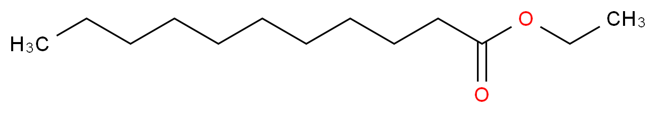 ethyl undecanoate_分子结构_CAS_627-90-7