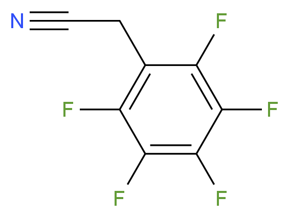 2-(pentafluorophenyl)acetonitrile_分子结构_CAS_653-30-5