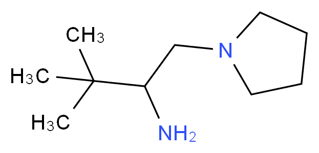 3,3-dimethyl-1-pyrrolidin-1-ylbutan-2-amine_分子结构_CAS_844882-19-5)