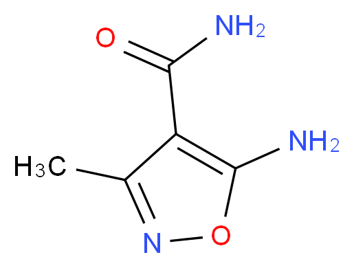 5-Amino-3-methyl-4-isoxazolecarboxamide_分子结构_CAS_35261-06-4)