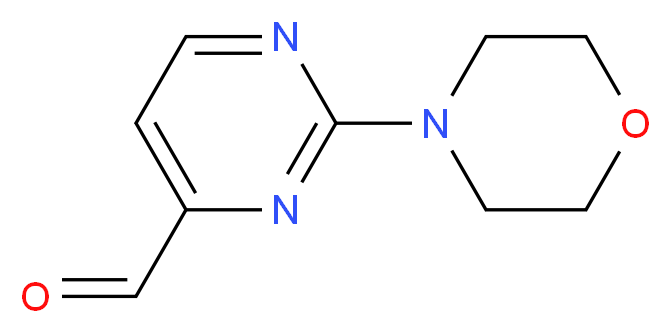 2-MORPHOLIN-4-YL-PYRIMIDINE-4-CARBALDEHYDE_分子结构_CAS_944900-35-0)