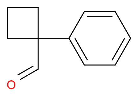 1-phenylcyclobutane-1-carbaldehyde_分子结构_CAS_1469-83-6