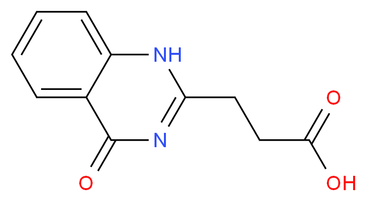 3,4-Dihydro-4-oxo-2-quinazolinepropionic Acid_分子结构_CAS_5368-37-6)