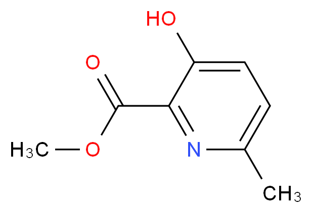 methyl 3-hydroxy-6-methylpyridine-2-carboxylate_分子结构_CAS_61548-52-5