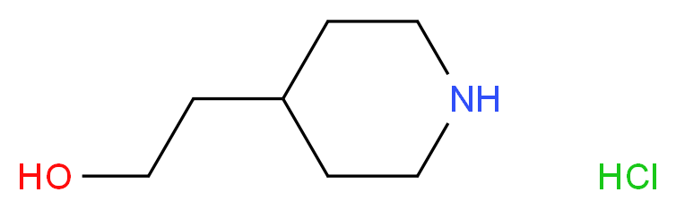 2-(piperidin-4-yl)ethan-1-ol hydrochloride_分子结构_CAS_90747-17-4
