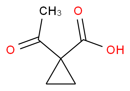 1-acetylcyclopropane-1-carboxylic acid_分子结构_CAS_56172-71-5)
