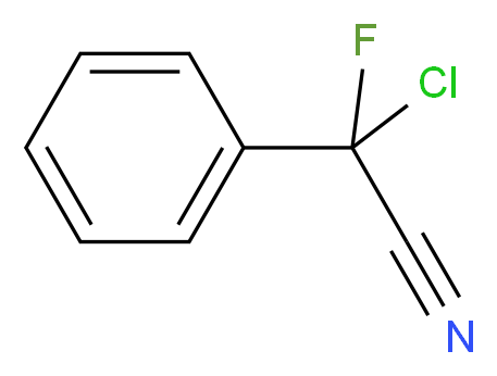 Chloro(fluoro)phenylacetonitrile_分子结构_CAS_948041-31-1)