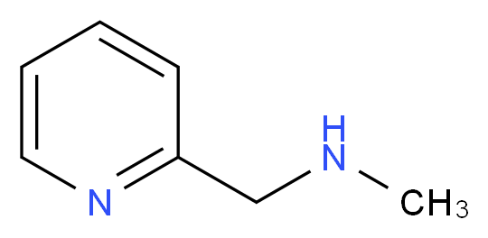 N-甲基-1-吡啶-2-甲胺_分子结构_CAS_21035-59-6)