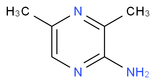 3,5-dimethylpyrazin-2-amine_分子结构_CAS_91678-81-8)
