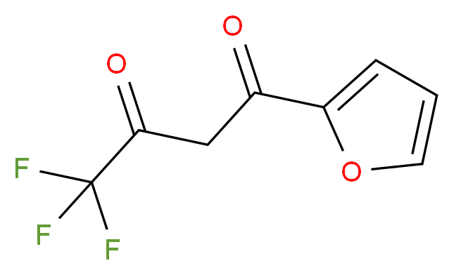 2-FUROYL TRIFLUORO ACETONE_分子结构_CAS_)