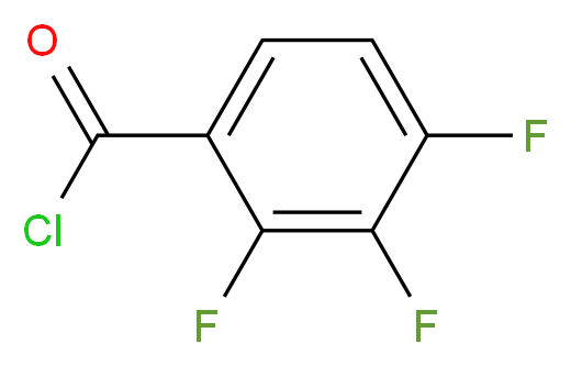 2,3,4-Trifluorobenzoyl chloride 98%_分子结构_CAS_157373-08-5)