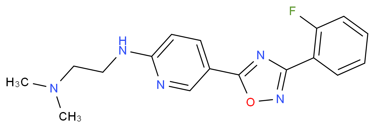 N'-{5-[3-(2-fluorophenyl)-1,2,4-oxadiazol-5-yl]-2-pyridinyl}-N,N-dimethyl-1,2-ethanediamine_分子结构_CAS_)