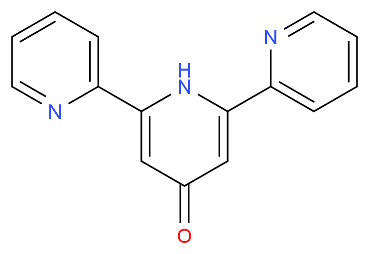 2,6-bis(pyridin-2-yl)-1,4-dihydropyridin-4-one_分子结构_CAS_128143-88-4