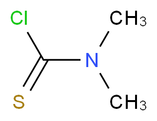 二甲氨基硫代甲酰氯_分子结构_CAS_16420-13-6)