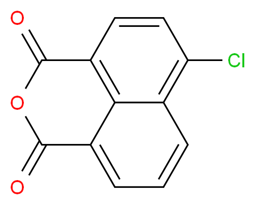 4-氯-1,8-萘二甲酐_分子结构_CAS_4053-08-1)