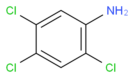 2,4,5-Trichloroaniline_分子结构_CAS_636-30-6)