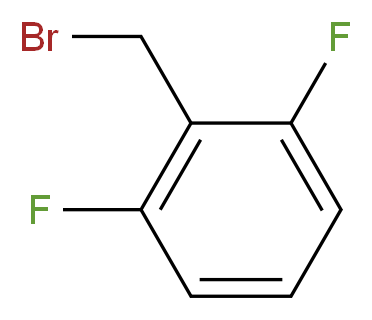 2-(Bromomethyl)-1,3-difluorobenzene_分子结构_CAS_85118-00-9)