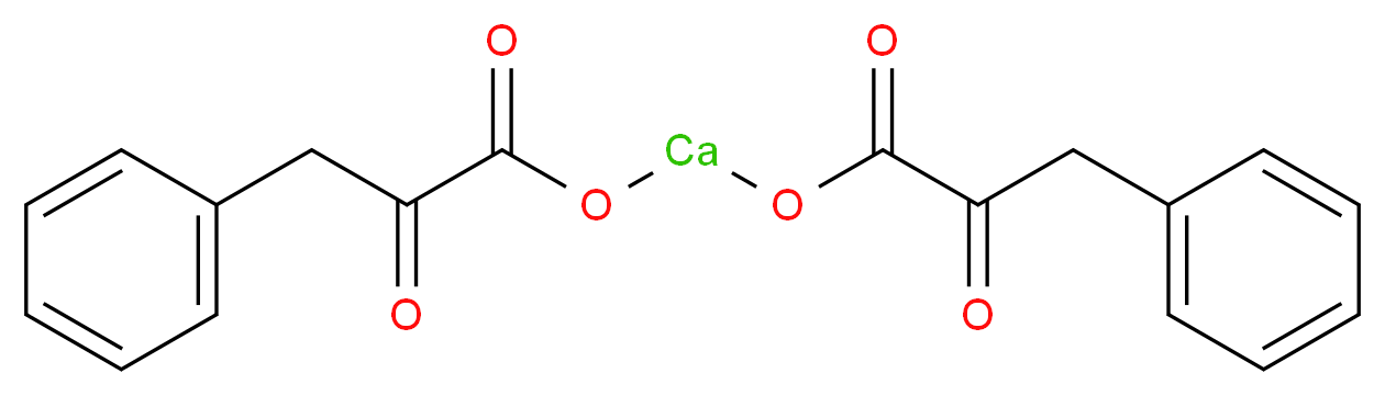 [(2-oxo-3-phenylpropanoyl)oxy]calcio 2-oxo-3-phenylpropanoate_分子结构_CAS_51828-93-4