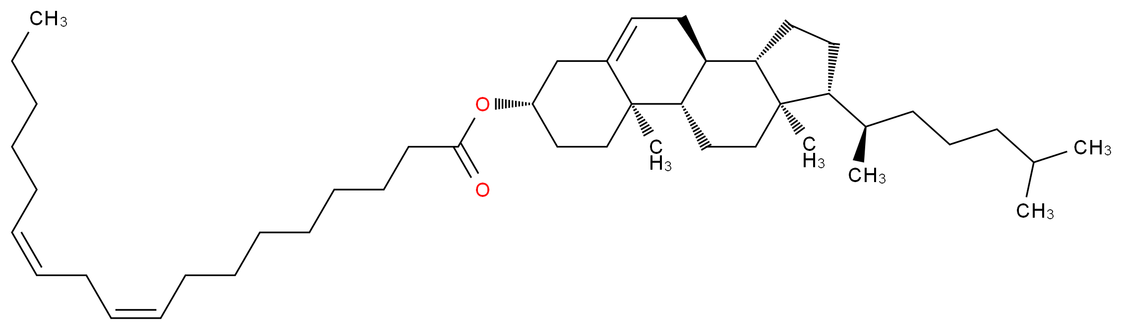 胆固醇亚油酸酯_分子结构_CAS_604-33-1)