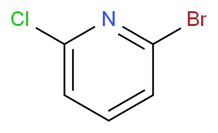 2-Bromo-6-chloropyridine_分子结构_CAS_5140-72-7)