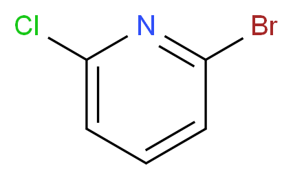 2-bromo-6-chloropyridine_分子结构_CAS_5140-72-7