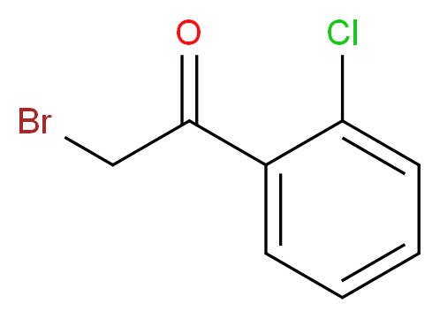 2-溴-2'-氯苯乙酮_分子结构_CAS_5000-66-8)