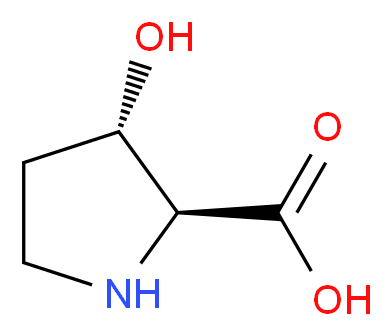 trans-3-Hydroxy-L-proline_分子结构_CAS_4298-08-2)