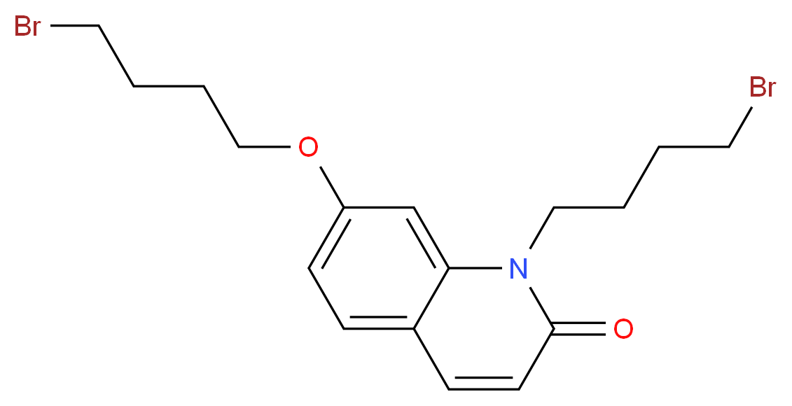 N-(4-Bromobutyl)-7-(4-bromobutoxy)-quinoline-2(1H)-one_分子结构_CAS_1076199-56-8)