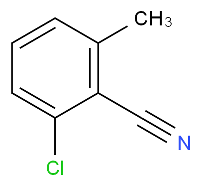 2-氯-6-甲基苯甲腈_分子结构_CAS_6575-09-3)