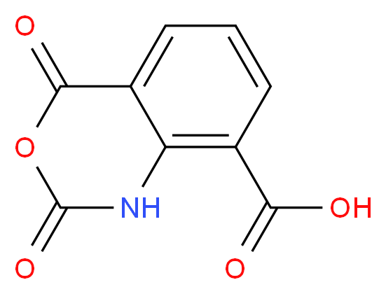 2,4-dioxo-2,4-dihydro-1H-3,1-benzoxazine-8-carboxylic acid_分子结构_CAS_167902-99-0