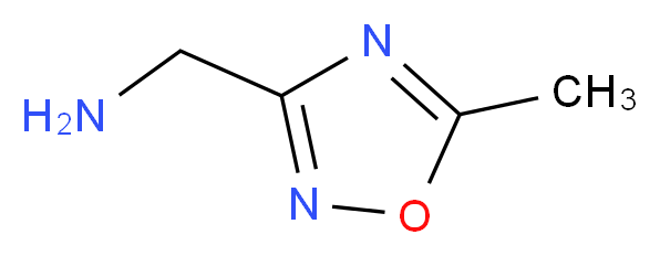 1-(5-methyl-1,2,4-oxadiazol-3-yl)methanamine_分子结构_CAS_54435-03-9)