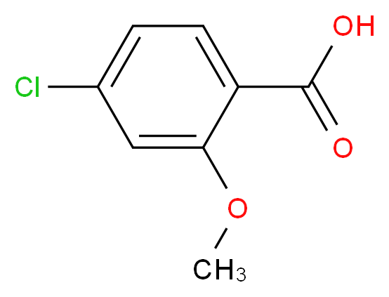 4-Chloro-2-methoxybenzoic acid_分子结构_CAS_57479-70-6)
