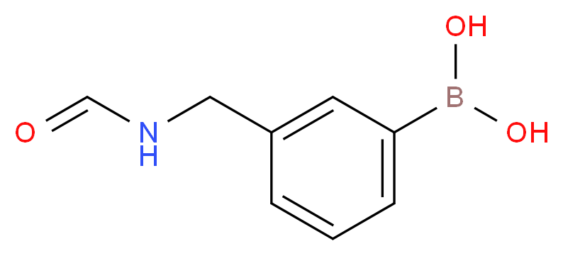 [3-(formamidomethyl)phenyl]boronic acid_分子结构_CAS_832695-88-2