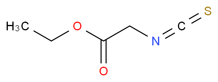 异硫氰基乙酸乙酯_分子结构_CAS_24066-82-8)