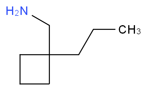 (1-propylcyclobutyl)methanamine_分子结构_CAS_959239-92-0