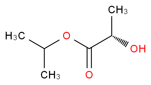 (-)-L-乳酸异丙酯_分子结构_CAS_63697-00-7)