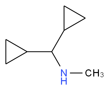 (dicyclopropylmethyl)(methyl)amine_分子结构_CAS_884504-77-2