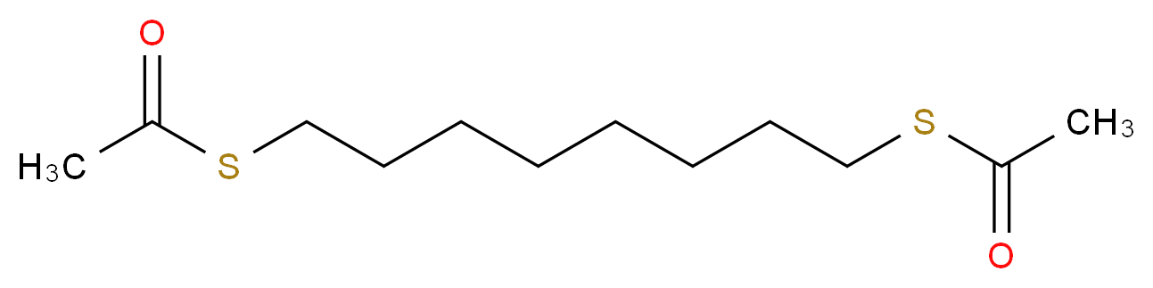 1-{[8-(acetylsulfanyl)octyl]sulfanyl}ethan-1-one_分子结构_CAS_351003-17-3