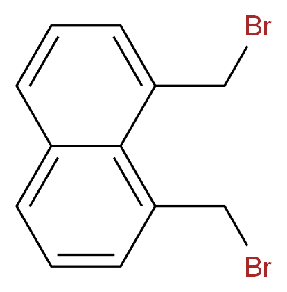 1,8-双(溴甲基)萘_分子结构_CAS_2025-95-8)