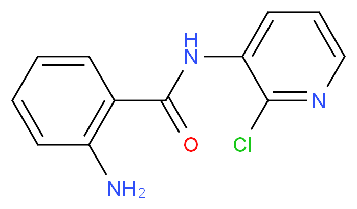 2-amino-N-(2-chloropyridin-3-yl)benzamide_分子结构_CAS_956-30-9